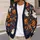 Halloween Pumpkins and Ghosts for Cozy Autumn Parties and Everyday Layering for Women All-over Print Knitted Cardigan - 5