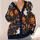 Halloween Pumpkins and Ghosts for Cozy Autumn Parties and Everyday Layering for Women All-over Print Knitted Cardigan - 4