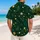 Golden Starry Sky Celebration for Tropical Vacations and Evening Resort Style Wear Hawaiian Shirt - 2