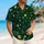 Golden Starry Sky Celebration for Tropical Vacations and Evening Resort Style Wear Hawaiian Shirt - 6