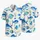 Blue Fish Ocean Motif for Beach Holidays, Island Trips, and Relaxed Coastal Getaways Hawaiian Shirt - 5