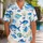 Blue Fish Ocean Motif for Beach Holidays, Island Trips, and Relaxed Coastal Getaways Hawaiian Shirt - 1