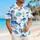 Blue Fish Ocean Motif for Beach Holidays, Island Trips, and Relaxed Coastal Getaways Hawaiian Shirt - 6
