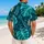 Monstera Palm Leaves for Tropical Vacation Style and Relaxed Summer Getaways for Men Hawaiian Shirt - 2