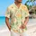 Coral Garden Island Blooms for Beach Holidays and Resort Weekends for Men Outdoors Hawaiian Shirt - 6