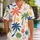 Colorful Palm Tree Beach Motifs for Tropical Vacations and Resort Getaways for Men Hawaiian Shirt - 1