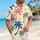 Colorful Palm Tree Beach Motifs for Tropical Vacations and Resort Getaways for Men Hawaiian Shirt - 6