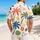 Colorful Palm Tree Beach Motifs for Tropical Vacations and Resort Getaways for Men Hawaiian Shirt - 2