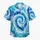 Ocean Blue Spiral Waves for Beach Getaways, Pool Days, and Resort Weekends for Men Hawaiian Shirt - 7