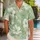 Sage Hibiscus And Monstera Leaves For Resort Vacations And Beach Days, Summer Getaways Hawaiian Shirt - 1