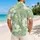Sage Hibiscus And Monstera Leaves For Resort Vacations And Beach Days, Summer Getaways Hawaiian Shirt - 2