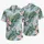 Tropical Palm Fronds And Pink Plumeria For Beach Vacations And Resort Days For Men Hawaiian Shirt - 5