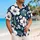 Navy Hibiscus and Island Botanicals for Beach Vacations, Resort Days, and Men’s Escapes Hawaiian Shirt - 6