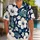 Navy Hibiscus and Island Botanicals for Beach Vacations, Resort Days, and Men’s Escapes Hawaiian Shirt - 1