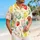 Pastel Easter Eggs, Chicks and Strawberries for Spring Brunch and Sunny Island Getaways Hawaiian Shirt - 6
