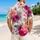 Romantic Rose Floral Blooms for Resort Getaways, Cruises, and Summer Celebrations Hawaiian Shirt - 2