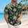 Mint Palm Tree Escape for Beach Holidays and Island Weekends, Relaxed Summer Style Hawaiian Shirt - 6