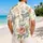 Pastel Rose and Blue Blossom Garden for Tropical Vacations and Resort Weekends for Men Hawaiian Shirt - 2