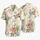 Pastel Rose and Blue Blossom Garden for Tropical Vacations and Resort Weekends for Men Hawaiian Shirt - 5