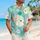 Pastel Pufferfish And Coral Details For Beach Getaways And Relaxed Summer Weekend Wear Hawaiian Shirt - 6