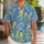 Parakeet Tropical Blooms For Island Getaways And Resort Weekends For Men On Vacation Hawaiian Shirt - 1
