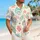 Pastel Shell Rainbow Motifs for Sunny Beach Days, Island Vacations, and Relaxed Men Hawaiian Shirt - 6