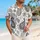 Monochrome Paisley Motifs for Polished Resort Travel and Weekend Wear for Modern Men Hawaiian Shirt - 6