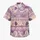 Lavender Tribal Waves And Spirals For Island Getaways, Beach Holidays And Summer Days Hawaiian Shirt - 7
