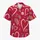 Raspberry Heart Outline Motifs for Romantic Beach Getaways and Summer Vacation Escapes Hawaiian Shirt - 7