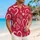 Raspberry Heart Outline Motifs for Romantic Beach Getaways and Summer Vacation Escapes Hawaiian Shirt - 6