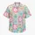 Pastel Island Checkered Flowers for Beach Vacations, Resort Getaways, and Men’s Style Hawaiian Shirt - 7