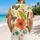 Orange Hibiscus And Tropical Butterflies For Sunny Beach Getaways And Island Holidays Hawaiian Shirt - 2