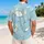 Playful Blue Crab Beach Motif for Coastal Getaways, Summer Island Days, and Vacations Hawaiian Shirt - 2