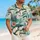 Teal Oyster Mushrooms And Tropical Foliage For Beach Escapes And Island Weekends Hawaiian Shirt - 6