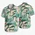 Teal Oyster Mushrooms And Tropical Foliage For Beach Escapes And Island Weekends Hawaiian Shirt - 5