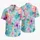 Pastel Tropical Watercolor Blossoms for Beach Vacations, Resort Weekends and Men’s Getaways Hawaiian Shirt - 5