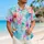 Pastel Tropical Watercolor Blossoms for Beach Vacations, Resort Weekends and Men’s Getaways Hawaiian Shirt - 6