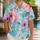 Pastel Tropical Watercolor Blossoms for Beach Vacations, Resort Weekends and Men’s Getaways Hawaiian Shirt - 1