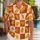 Golden Pasta Icons for Beach Vacations and Resort Dining, Stylish Gift for Foodie Men Hawaiian Shirt - 1
