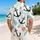 Nautical Anchor Waves for Coastal Vacations and Weekend Cruises, Relaxed Men's Style Hawaiian Shirt - 2