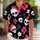 Pink Bow Skull Hearts For Beach Getaways, Halloween Parties And Playful Style For Her Hawaiian Shirt - 1