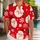 Santa Faces And Snowflakes For Festive Holiday Gatherings, Winter Parties, And Gifting Hawaiian Shirt - 1