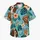 Playful Fox And Spaniel Tropical Garden Motifs For Sunny Island Vacations, Men's Hawaiian Shirt - 7