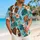 Playful Fox And Spaniel Tropical Garden Motifs For Sunny Island Vacations, Men's Hawaiian Shirt - 6