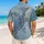 Sea Turtle Ocean Scene for Beach Holidays and Island Getaways, Men's Summer Style Hawaiian Shirt - 2
