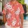 Coral Honeycomb Hibiscus Flowers for Tropical Vacations, Beach Days, and Island Getaways Hawaiian Shirt - 1