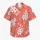 Coral Honeycomb Hibiscus Flowers for Tropical Vacations, Beach Days, and Island Getaways Hawaiian Shirt - 7