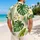 Tropical Green Monstera and Palm Leaves for Resort Holidays and Men's Vacation Style Hawaiian Shirt - 2
