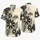 Black White Daisy Blooms for Island Getaways and Resort Style Weekend Wear for Men Hawaiian Shirt - 5