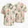 Pink Tulip Garden Checks for Spring Getaways and Resort Weekends, Men's Summer Style Hawaiian Shirt - 5